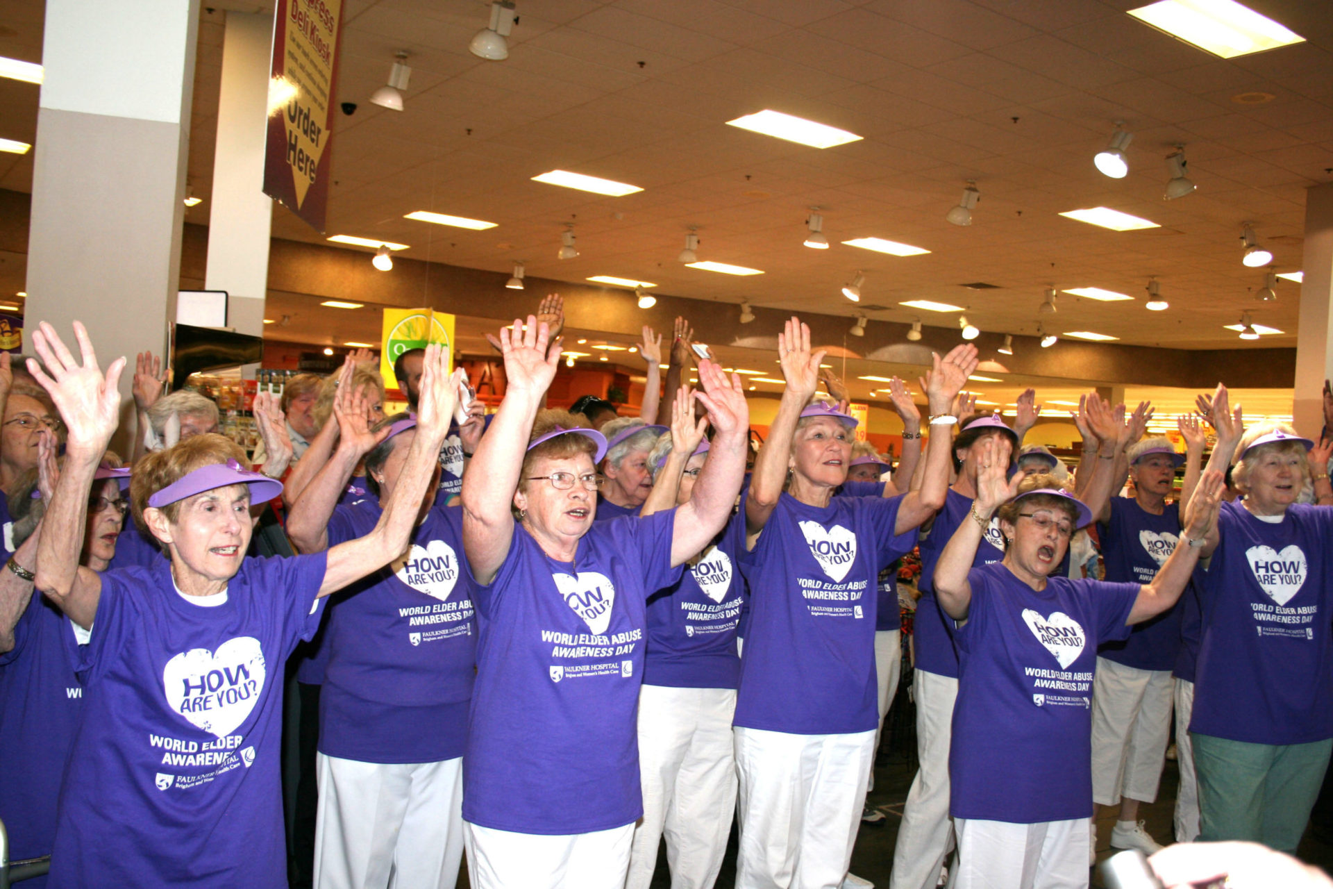 Ethos and seniors flash mob on World Elder Abuse Awareness Day